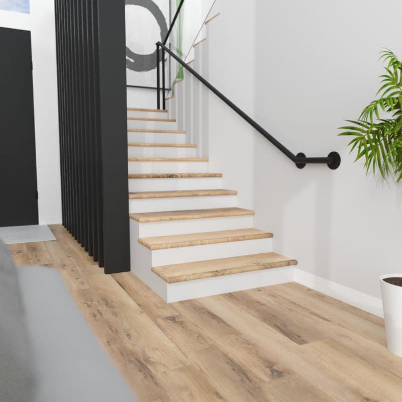 North Shore Oak Cali Vinyl Stair Tread w/ Cap