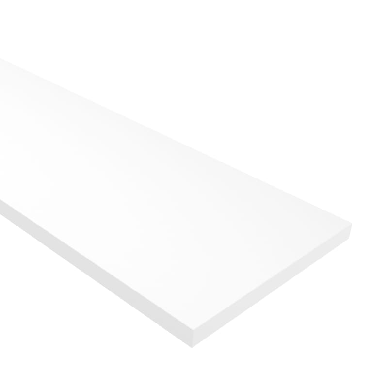 White Universal Cali Vinyl Stair Riser