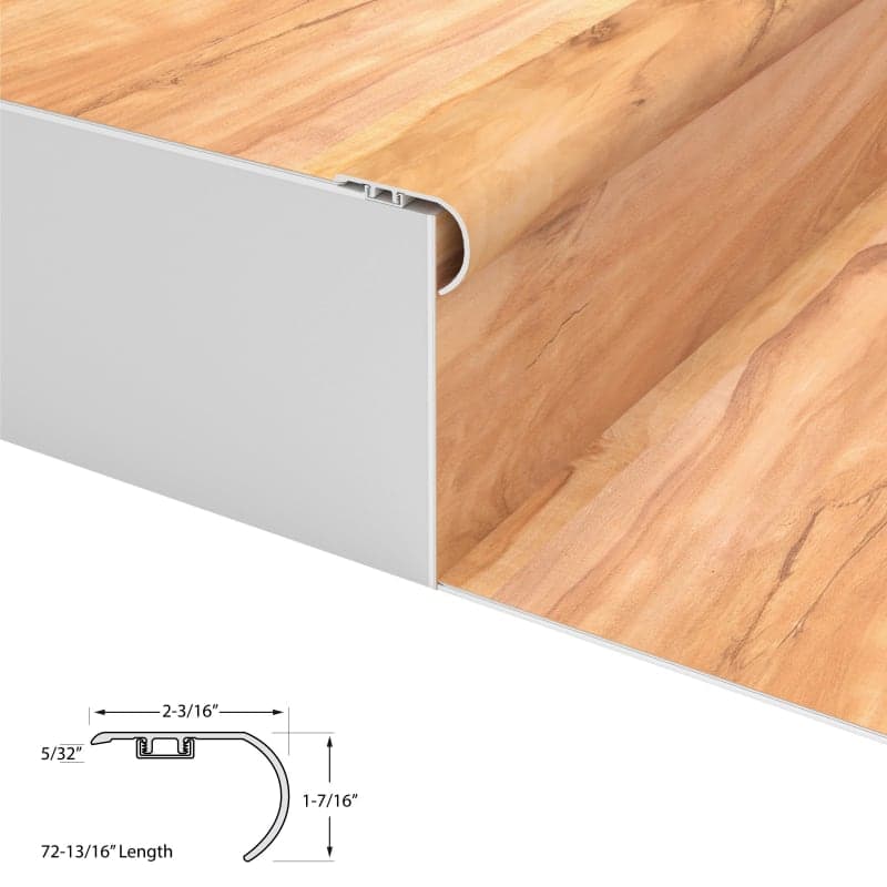 Summer Blonde Cali Vinyl Stair Nosing Overlap Classic